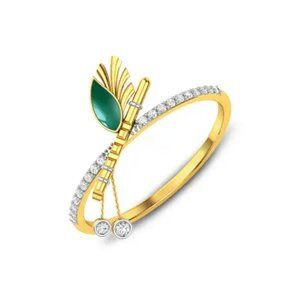 ❤Ethnic Trends Zircon Thin Bague Dainty Fashion Ring for Women, MARR9103